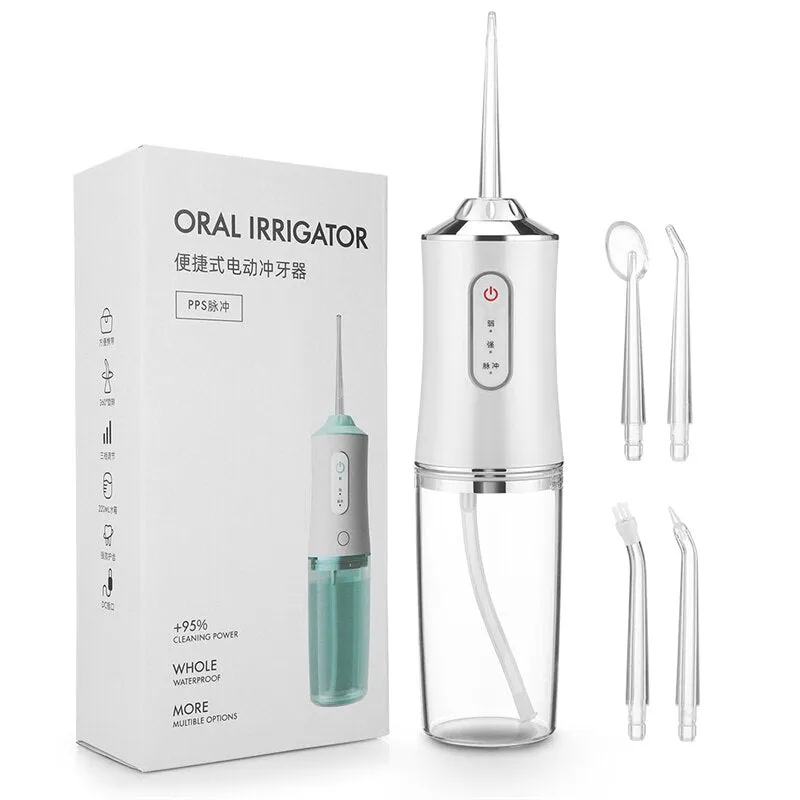 Portable Dental Oral Irrigator Water Flosser Pick Mouth Cleaning Machine Irri USB rechargeable Scaler Dental Irrigator For Teeth 0ral irrigator