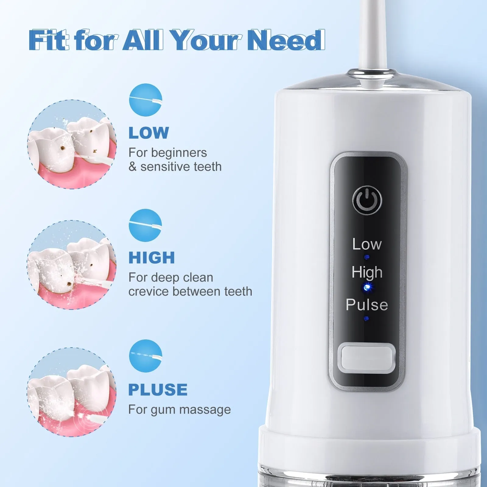 Portable Dental Oral Irrigators Water Flosser Sonic Tooth Cleaner Teeth Whitening Dental Water Jet Dentistry Tool Oral Hygiene 0ral irrigator