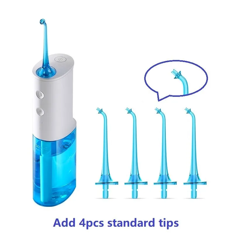 Portable Oral Irrigator USB Rechargeable Dental Water Flosser Stable Water Flow IPX7 Waterproof Bathroom Teeth Cleaner 0ral irrigator