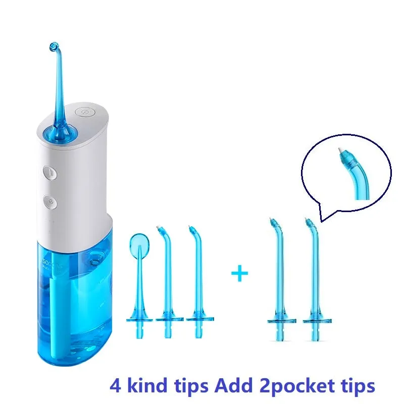 Portable Oral Irrigator USB Rechargeable Dental Water Flosser Stable Water Flow IPX7 Waterproof Bathroom Teeth Cleaner 0ral irrigator