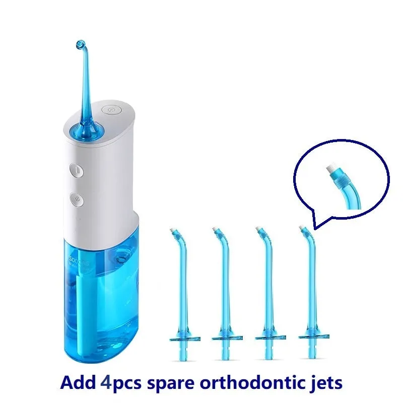 Portable Oral Irrigator USB Rechargeable Dental Water Flosser Stable Water Flow IPX7 Waterproof Bathroom Teeth Cleaner 0ral irrigator