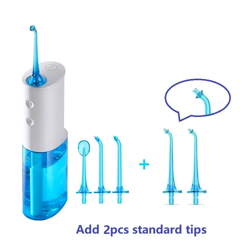 Portable Oral Irrigator USB Rechargeable Dental Water Flosser Stable Water Flow IPX7 Waterproof Bathroom Teeth Cleaner 0ral irrigator