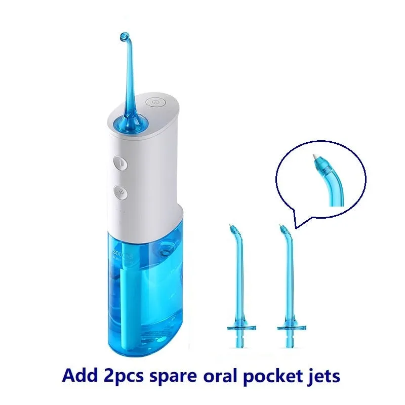 Portable Oral Irrigator USB Rechargeable Dental Water Flosser Stable Water Flow IPX7 Waterproof Bathroom Teeth Cleaner 0ral irrigator