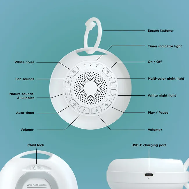 Portable Sound Machine & Night Light