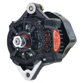 Powermaster XS Volt Alternator - 75 amp - 12-16V - 1-Wire - Black - Denso Style