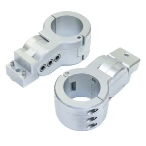 PTM Edge Board Rack Mounts - 2.5" Pipe Clamp - Silver [P13198-2500TEBCL]