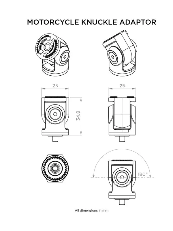 Quad Lock Knuckle Adapter