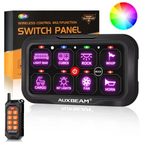 RC Series RA84 RGB Switch Panel with Remote Control Toggle / Momentary / Pulsed Mode Supported (One-Sided Outlet)