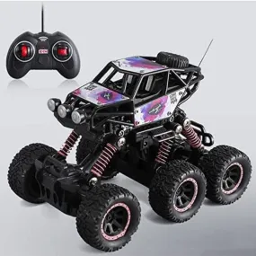 RECHARGEABLE RC 6 WHEEL OFFROAD CLIMBING CAR