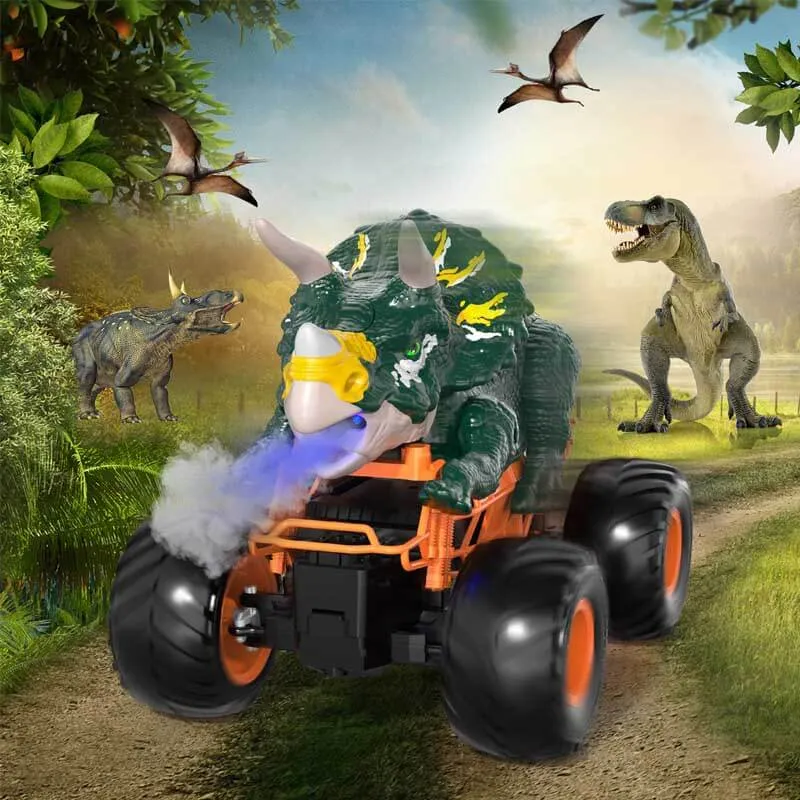 Remote Control Triceratops Car