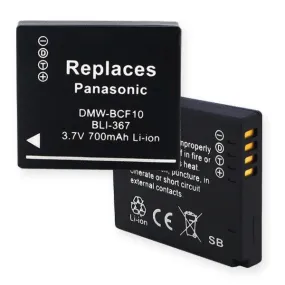 Replacement Battery for PANASONIC DMW-BCF10/10E