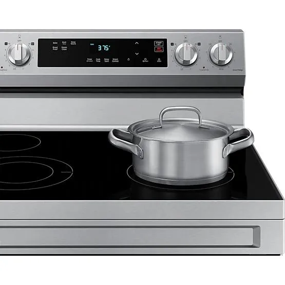 Samsung 30-inch Freestanding Electric Range with WI-FI Connect NE63A6111SS/AC