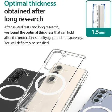 Samsung Galaxy Z Fold 4 MagSafe Case Magnetic Cover Clear