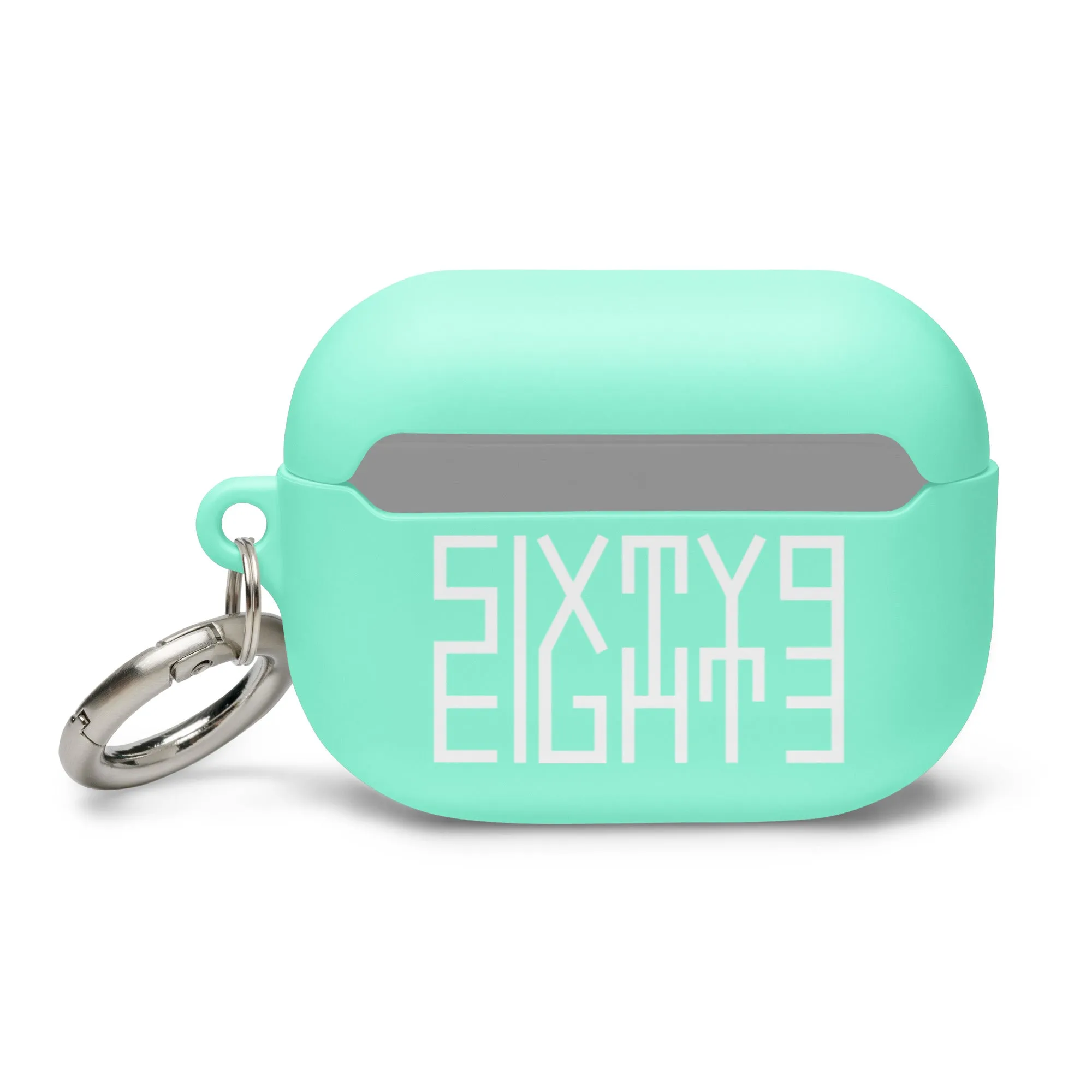 Sixty Eight 93 Logo White AirPods Case