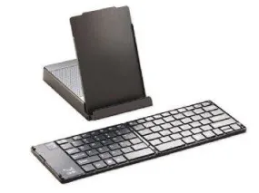 Smk-link Blu-link Folding Bluetooth Keyboard And Tablet Stand Is An Ultra-portable Foldin