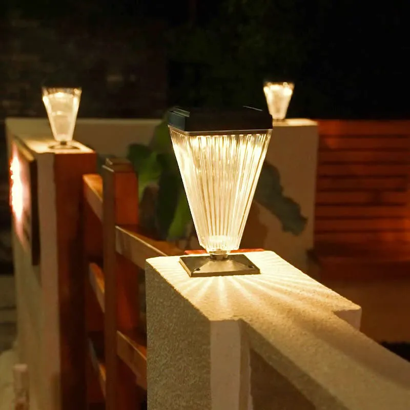 Solar Light Outdoor Waterproof LED 3 Colors Lights Set up on Ground or Stigma 10 Hrs Long-Lasting