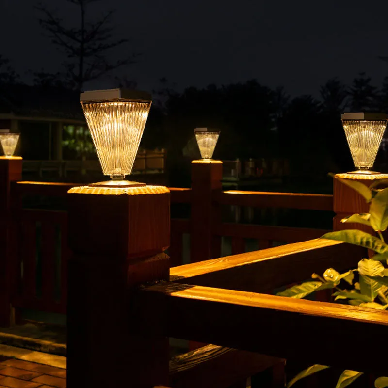 Solar Light Outdoor Waterproof LED 3 Colors Lights Set up on Ground or Stigma 10 Hrs Long-Lasting