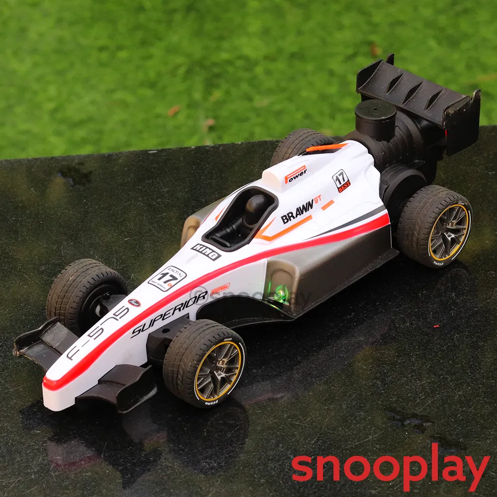 Speed Formula Remote Controlled Racing Car Toy with Lights and Spray effect (Scale 1:14)