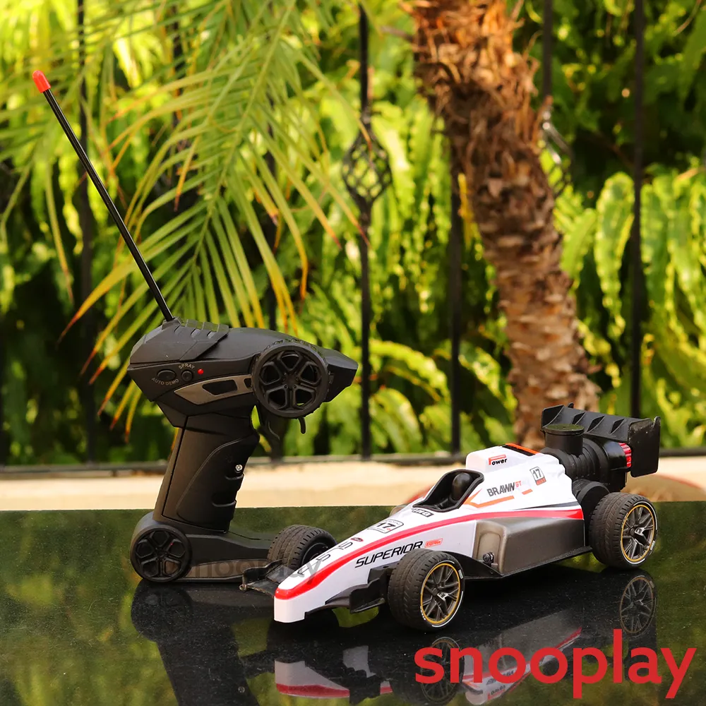 Speed Formula Remote Controlled Racing Car Toy with Lights and Spray effect (Scale 1:14)