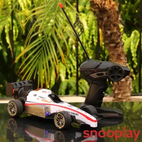 Speed Formula Remote Controlled Racing Car Toy with Lights and Spray effect (Scale 1:14)