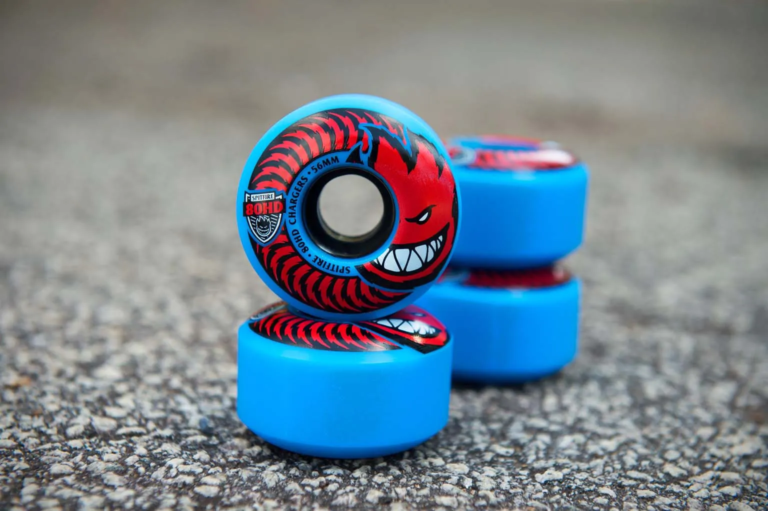 Spitfire - Chargers Blue 56MM 80HD Skateboard Wheels