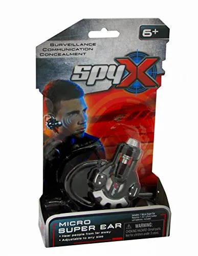 SpyX / Micro Super Ear - Spy Toy Listening Device with Over-the-Ear Design.