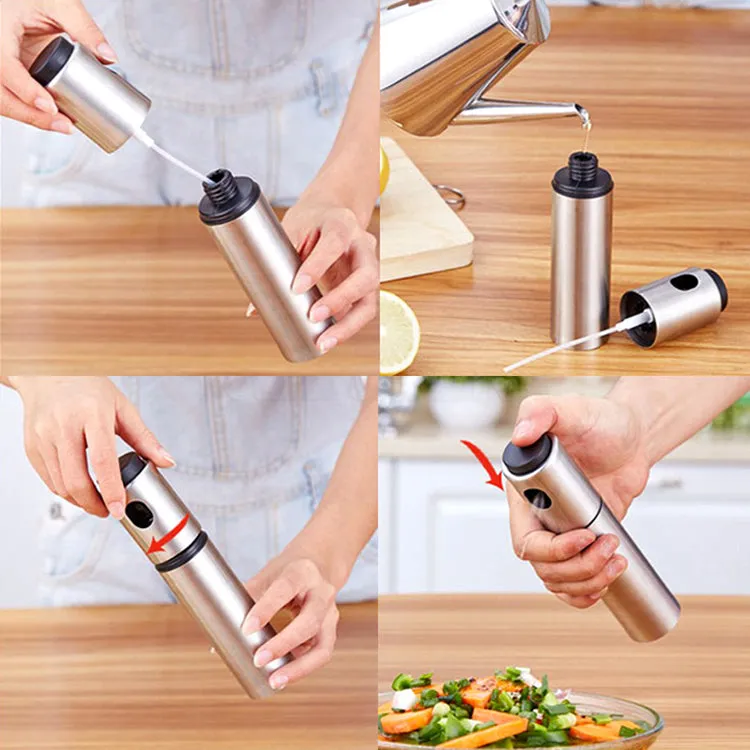 Stainless Steel Olive Oil Spraying Bottle