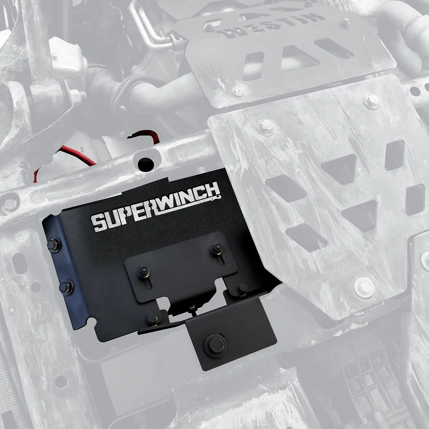 Superwinch Battery Box - Auxiliary - Black - Jeep Wrangler JL 2018-22