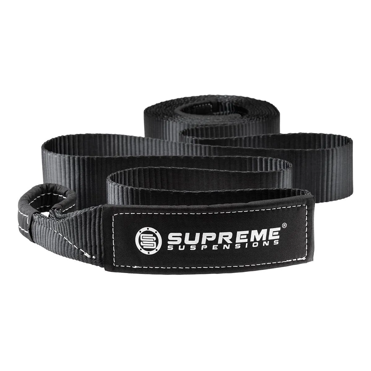 Supreme Suspensions Universal Recovery Tow Strap Kit | (UNVREVYG04BK)