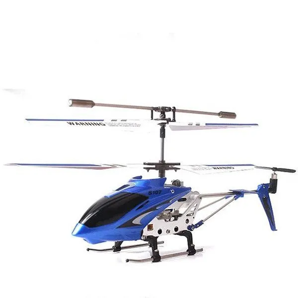 Syma S107G RC Helicopter 3CH Mini Indoor Remote Control Co-Axial Metal RC Helicopter Light Built in Gyroscope