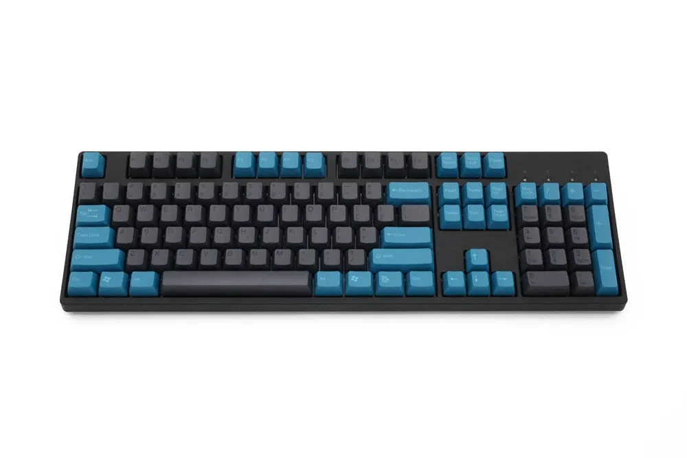 taihao abs double shot keycaps for diy gaming mechanical keyboard blue grey colour