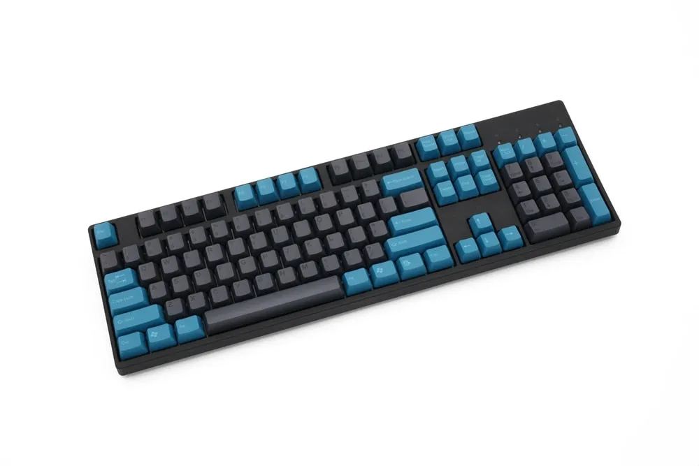 taihao abs double shot keycaps for diy gaming mechanical keyboard blue grey colour