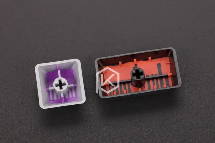 taihao pbt double shot keycaps for diy gaming mechanical keyboard color of miami diablo black orange cyan rainbow light grey