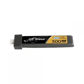 TATTU 300mAh 3.8V HV 75C 1S1P LIPO BATTERY