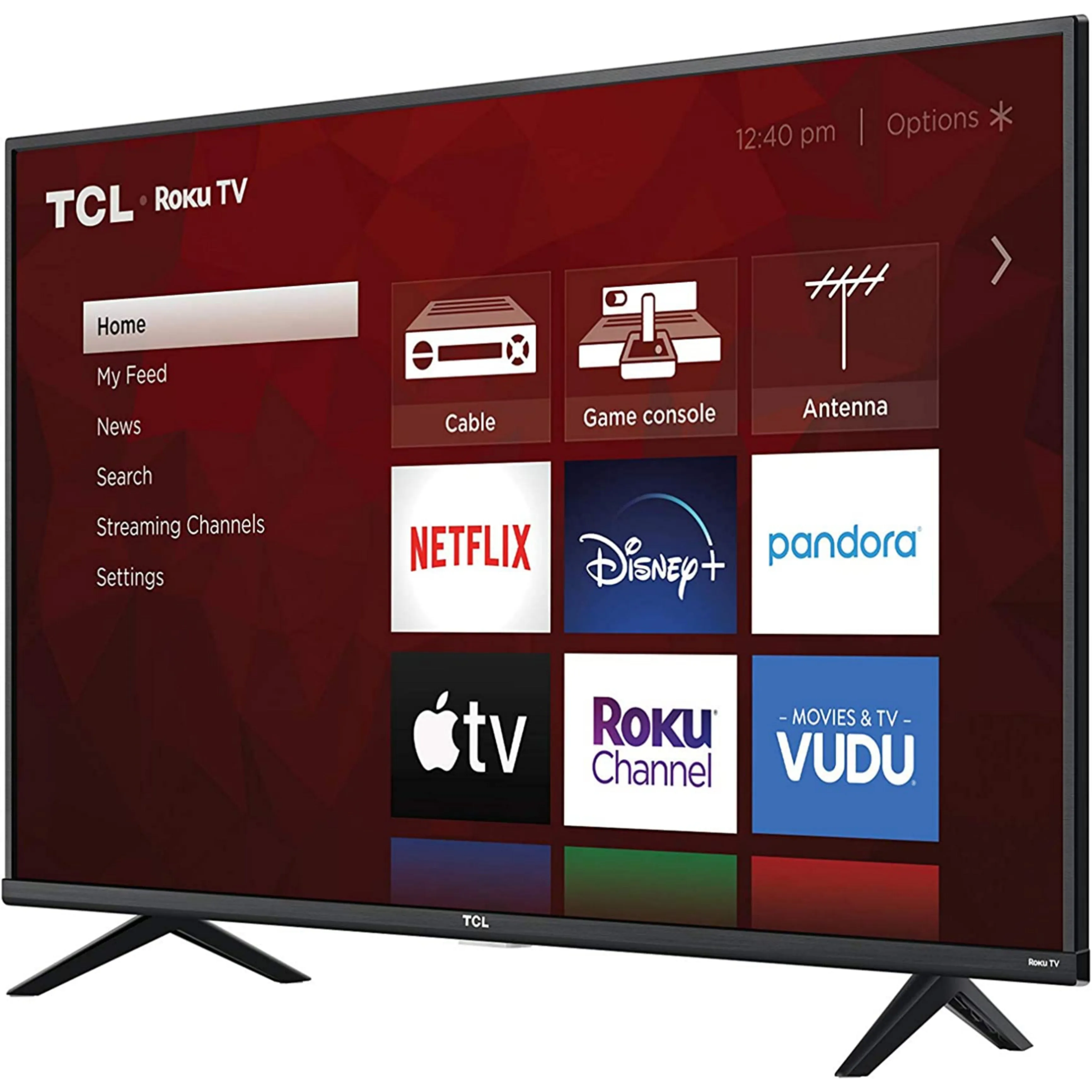 TCL 50 inch Class 4-Series Roku Smart 4K UHD HDR10 TV (WiFi, Netflix, YouTube) - Foreign Used