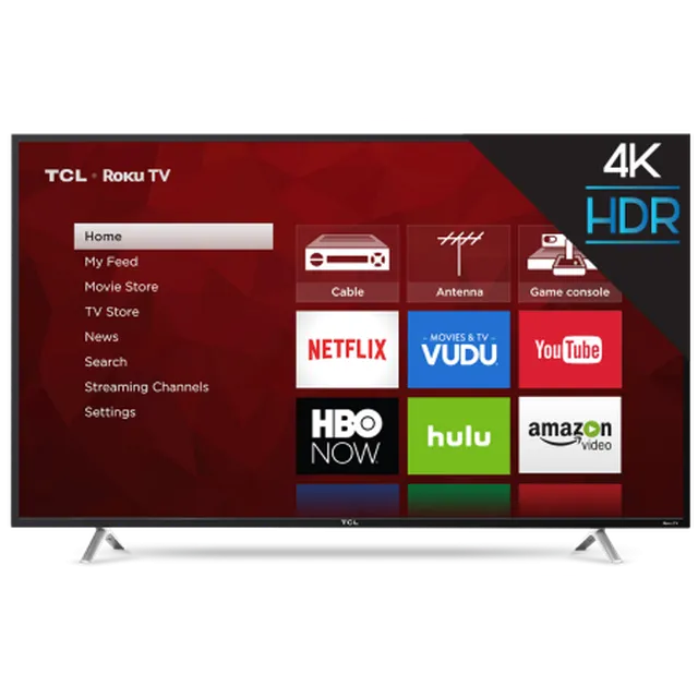 TCL 55" Class 4K UHD LED Roku Smart TV HDR 4 Series ( 55S421 )