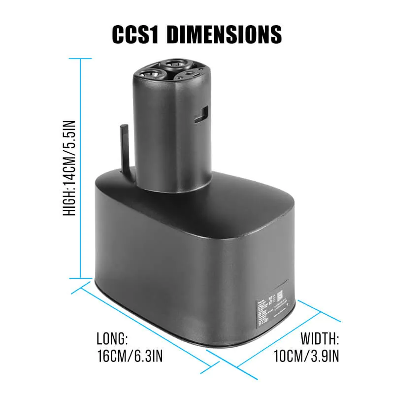 Tesstudio CCS Combo 1 Adapter USA Tesla DC Fast Charging - Only For Tesla Model S3XY Cybertruck Owners