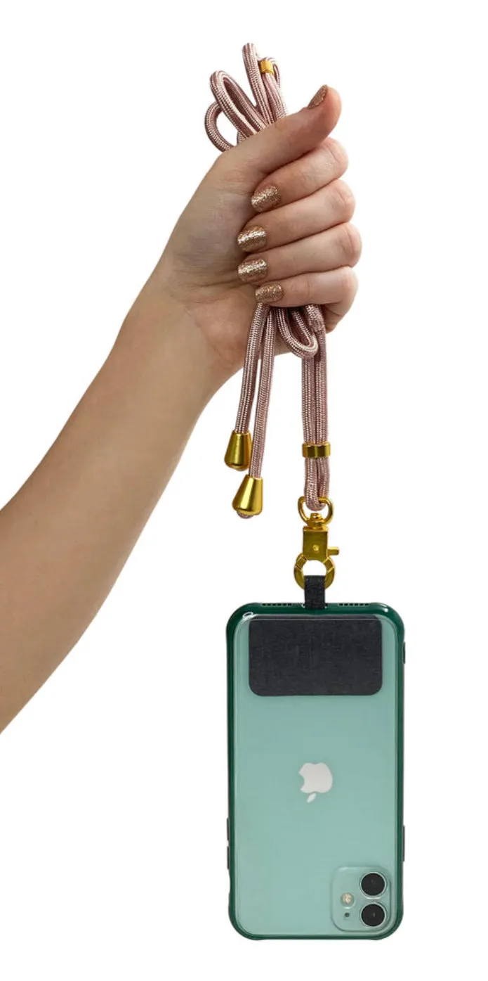 The HookUp Universal Phone Lanyard - Rose Gold