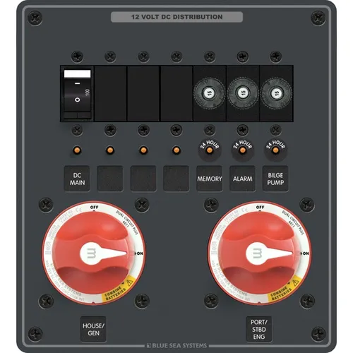 Triple Battery Bank Management Panel