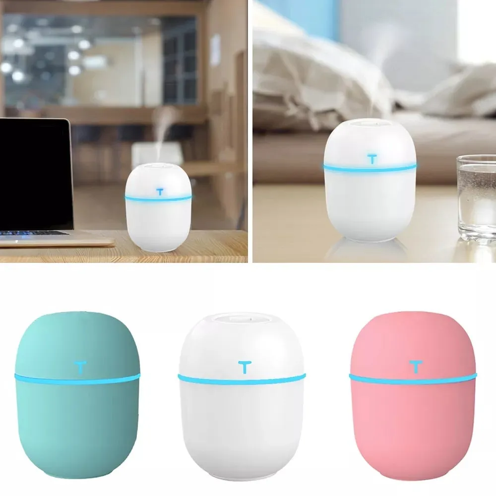 USB Air Humidifier, Mini Ultrasonic  Essential Oil Diffuser Car Purifier