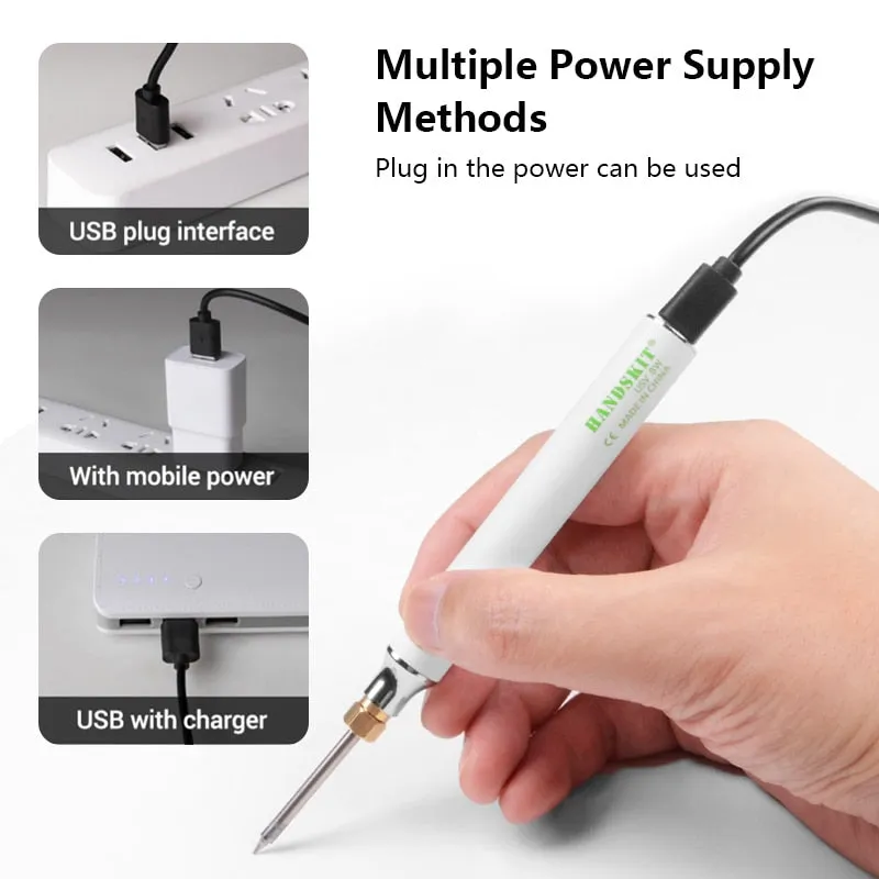 USB Charging Electric Soldering Iron Kit