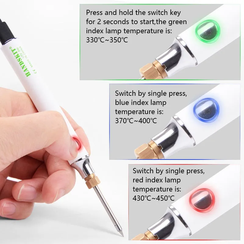 USB Charging Electric Soldering Iron Kit