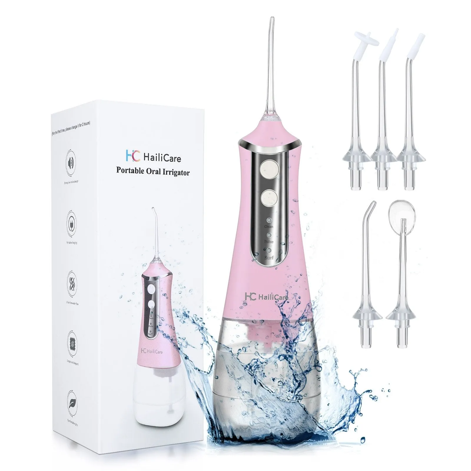 USB Rechargeable Electric Oral Irrigator Tooth Cleaner Portable Dental Water Jet flosser Teeth Cleaning Whitening Tool Kit Care 0ral irrigator