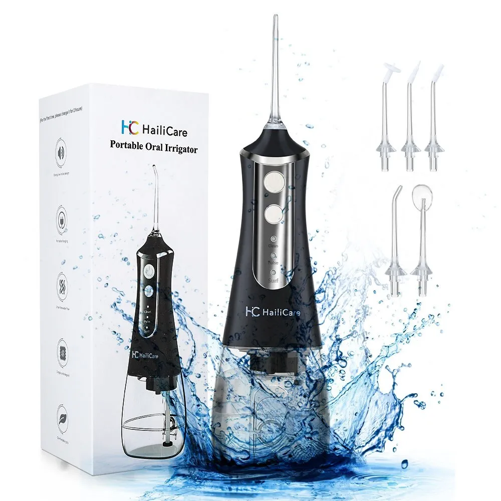 USB Rechargeable Electric Oral Irrigator Tooth Cleaner Portable Dental Water Jet flosser Teeth Cleaning Whitening Tool Kit Care 0ral irrigator