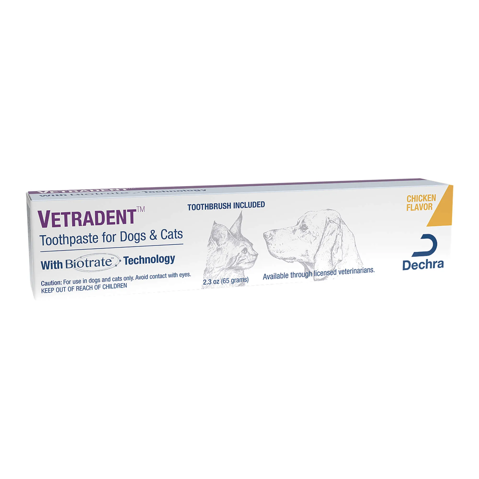 Vetradent Toothpaste with Double-Sided Toothbrush, 2.3 oz