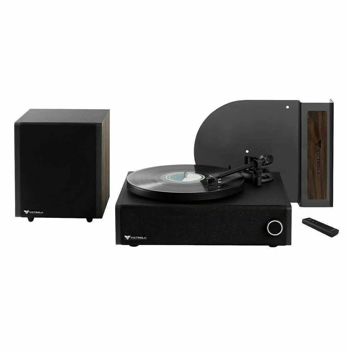 Victrola Premiere V1 Turntable and S1 Subwoofer Bundle 2-way Internal Stereo