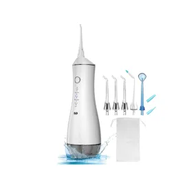 Water Flosser 320ml Cordless Oral Irrigator 6 Modes 6 Jet Tips USB Rechargeable