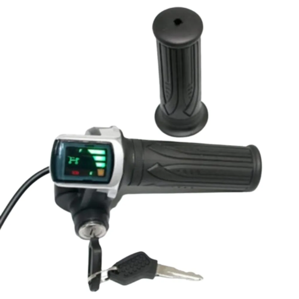 Waterproof Electric Twist Throttle with LED Display for E-Scooter