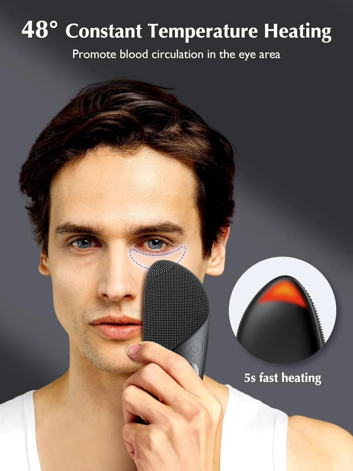 Waterproof Rechargeable Face Cleansing Brush