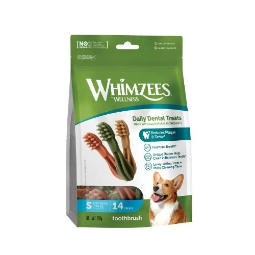 Whimzees Toothbrush Week Pack Small 14 Chews